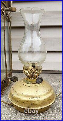 Vintage 1939 Brass Cargo Ship Hanging Light Great Britain Nautical Lantern Lamp