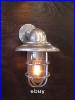 Vintage Aluminum Nautical/ Industrial Lights- Refurbished, Restored, Rewired