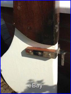 Vintage Boat Rudder. Yacht Ship Wooden Not Light Marine Nautical