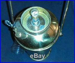 Vintage Brass Battery Powered Nauticle Ship Safety Emergency Lantern Light
