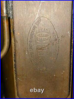 Vintage Brass Boat Signal Made In USA Corning Perko Perkins Marine Lamp Corp