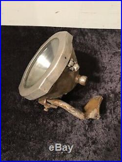 Vintage Brass Electric Nautical Light Fixture Or Ratrod Car Lamp Project