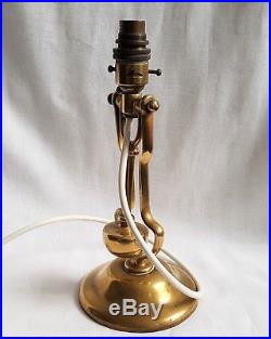 Vintage Brass Nautical Ships Gimbal Lamp Wall Mounted Light Maritime Desk Lamp