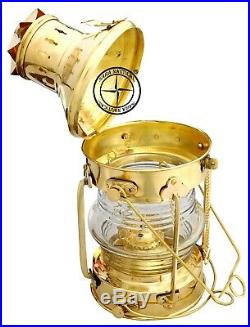 Vintage Brass Oil Lamp Maritime Ship Lantern 15 Boat Light Nautical Anchor Lamp
