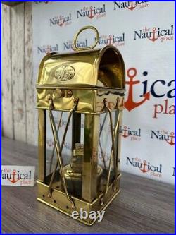 Vintage Brass Ship Lantern Polished Finish Nautical Oil Lamps Boat Light