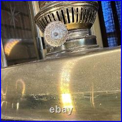 Vintage Brass Ships Cabin Lantern Light Kosmos Brenner Oil Convert Holland