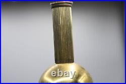 Vintage Brass Tone Lighthouse Light House Table Lamp Nautical 19