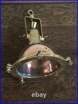 Vintage Brass and Copper Hanging Lights Rewired and Ready for use Great hanging