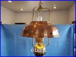 Vintage Brass & copper pendant light Tested