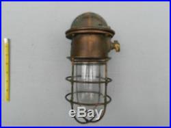 Vintage Brass ship Light