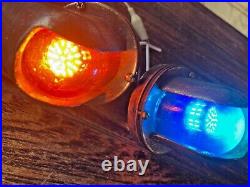 Vintage Bronze Teardrop Running Lights, New Wiring/leds/seals, Nice Patina
