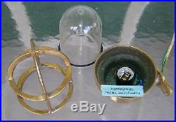 Vintage Cast brass Wall Mounted Nautical Light POLISHED & REWIRED
