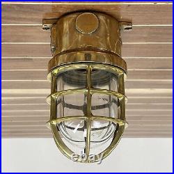 Vintage Centurion Brass Ceiling Light