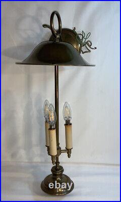 Vintage Chapman 1972 Brass Hanging Ceiling Light Maritime/Nautical Inspired