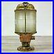 Vintage-Clear-Lens-Brass-12-Inch-Tranberg-Post-Mounted-Light-Real-Ship-Salvage-01-hm