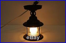 Vintage Copper NAUTICAL CEILING FIXTURE Porch Boat House Maritime Light Lamp