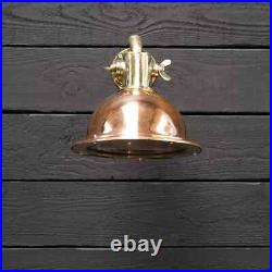 Vintage Countertops Marine Antique Style Copper & Brass Pendant Ceiling Light