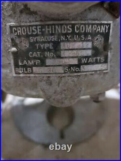 Vintage Crouse Hinds Ship Light ADR 12