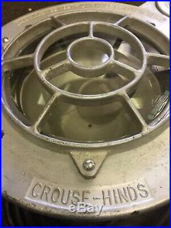 Vintage Crouse Hinds Type RCDE-8 Spot Search Light Spotlight