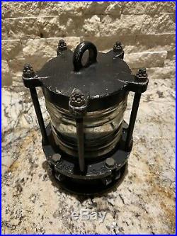 Vintage Estate Find! Nautical Ship Piling Light! Very Good Condition