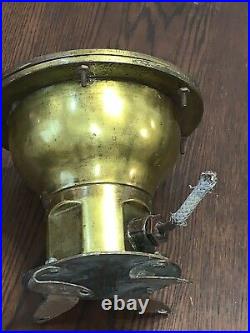 Vintage G. B. Inc Brass Nautical Marine Ships 14222 PC156 Bulkhead Light