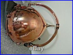 Vintage General Electric Novalux Projector Polished Copper & Brass Search Light