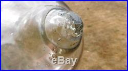 Vintage Genuine Japanese Beachcombed Light Bulb Shaped Glass Float