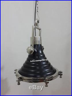 Vintage IndustrialRetroNautical Powder Coated Pendant Lamp HangingCeiling Light