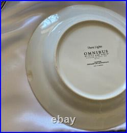Vintage Lot Of Omnibus Shore Lights Plate Set- 4 Dinner, 4 Soup, 4 Salad Plates