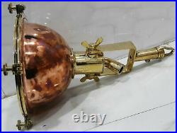 Vintage Marine Brass And Copper Ship Cargo Hanging Spot Light Set of 5 piece