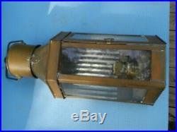 Vintage Marine Light Brass Great Condition 16 X 8 X 6 + 3 Inch Handle
