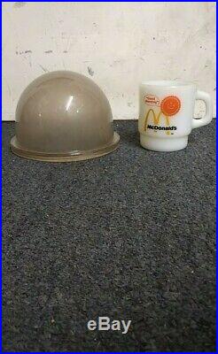 Vintage Marine Nautical Bronze And Glass Dome Light 17 Available