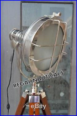 Vintage-Marine-Search-light-Floor-Lamp-Nautical-Spot-Studio-Tripod-Floor-Lamps