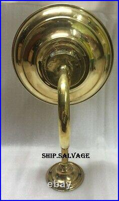 Vintage Marine Wall Mount Ship Brass Bulkhead Outdoor Light With Shade
