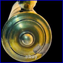 Vintage Maritime 4 Light Hanging Pendant Light Brass Finished Made in Italy
