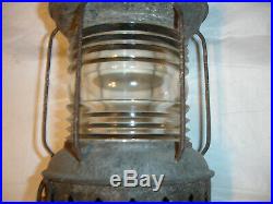 Vintage NAUTICAL MARINE BOAT LIGHT Glass Lenses Navigation Masthead Anchor Perko