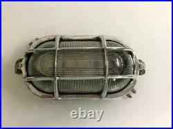 Vintage Nautical Aluminum Passageway Wall Bulkhead Light New Maritime Style 2p