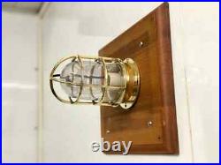 Vintage Nautical Brass Ceiling Wall Mount Marine Brass Bulkhead New Ship Light