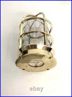 Vintage Nautical Brass Ceiling Wall Mount Marine Brass Bulkhead New Ship Light