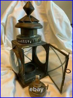 Vintage Nautical Copper Anchor Light Oil Lantern Light Lamp