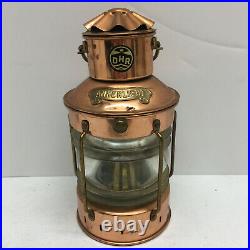 Vintage Nautical Copper Ankerlight Oil Lantern Light Lamp