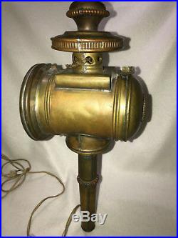 Vintage Nautical Maritime Hand Held Light, 19 Inches Long
