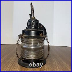 Vintage Nautical Maritime Ship Wall Sconce Anchor Light Lantern Lamp