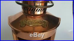 Vintage Nautical Red light Bakboord D. H. R. Holland Converted to Working Electric