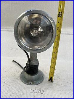 Vintage Nautical Search Light 13 Tall, Marine Spot Light By General Electric