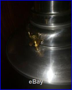 Vintage Nautical Stainless Industrial Pendant Light 13 Brass Nickel Edison Bulb