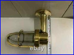 Vintage Nautical Style Alleyway Bulkhead Wall Brass Small Light 4 Piece