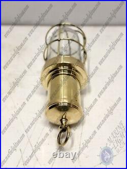 Vintage Nautical Style Marine Antique Brass Hanging Cargo Ceiling Pendant Light