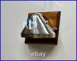 Vintage Nautical Style Wall Mounted Aluminum & Brass Ship Triangle Light Fixture