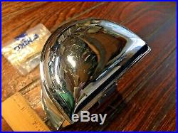 Vintage New Perko Chromed Bronze/brass Large Glass Stern Light Low Draw Led Bulb